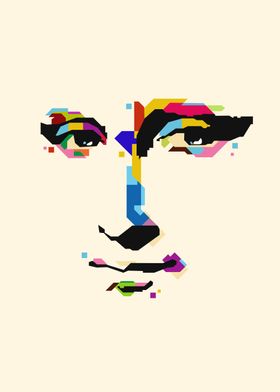 The Mona Lisa Face WPAP