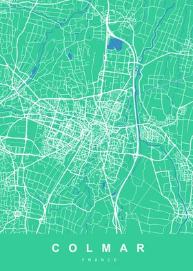 MAP COLMAR FRANCE