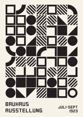 Geometric Bauhaus Poster