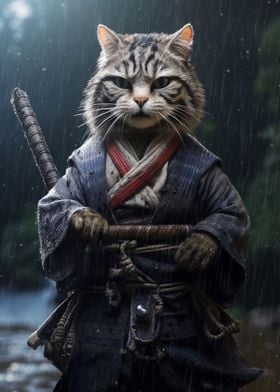 Samurai Cat