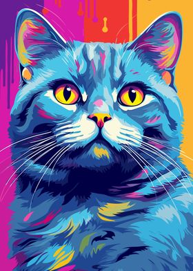 Cat Popart