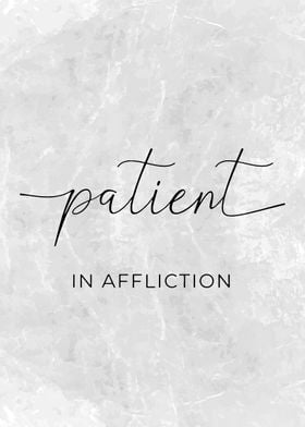 Patient In Affliction