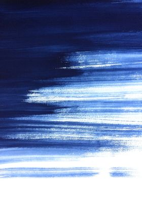 Blue Brushstrokes Artwork