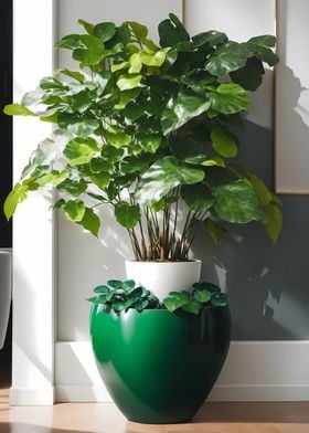 Green Plant in Interior