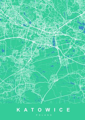 MAP KATOWICE POLAND