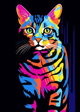 Cat Popart