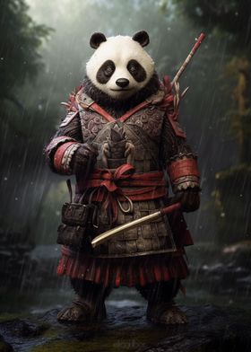 Samurai Panda