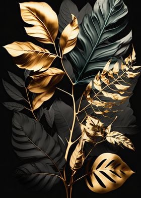 Leaves black gold