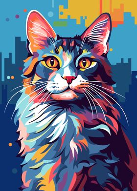 Cat Popart