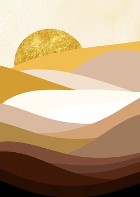 Sand Dunes Illustration