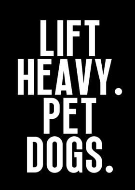 Lift heavy pet dogs