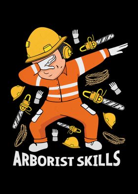 Dabbing Arborist Gift Dad 