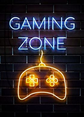 Gaming Zone Neon Sign