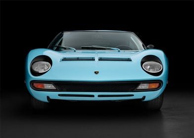 BLUE LAMBORGHINI MIURA SV