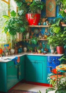 Kitchen and Plants