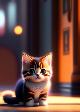 cute cat from star