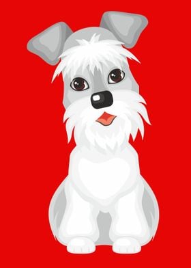 Cute Czech Terrier Dog