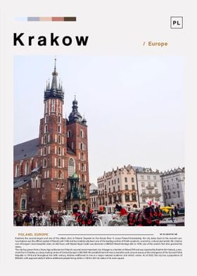 Krakow Landscape Poster