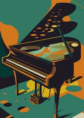 Piano Abstract