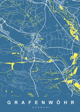 MAP GRAFENWOHR GERMANY