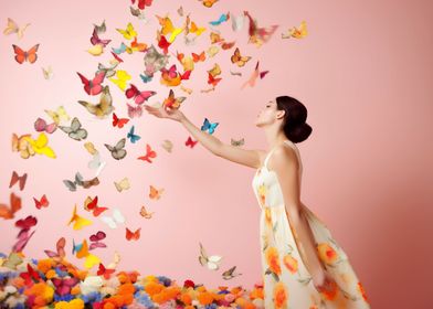 butterflies women