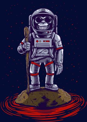 space monkey astronaut