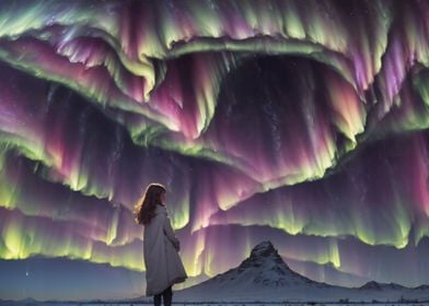 Young Woman in an Aurora N