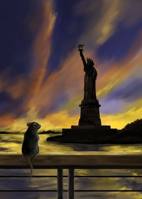 Statue of Liberty Rat