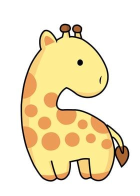 Giraffe Cartoon Animal