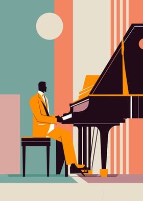 Pianist jazz minimalist