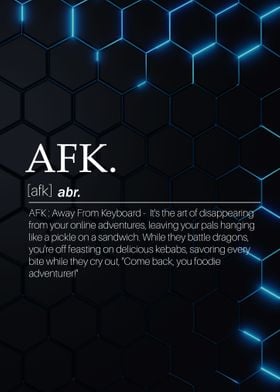 AFK gaming word definition