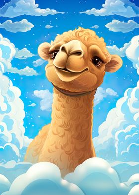 Cute Funny Baby Camel 