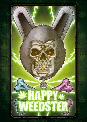 Easter Bunny Skull Weed