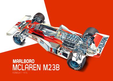 70s race car cutaway