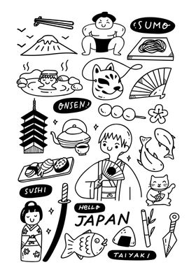 Japan Doodles