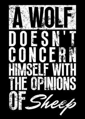 Wolf Motivation Quote