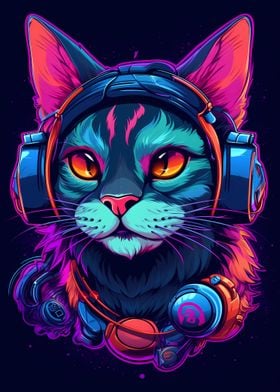 Gamer Cat Gaming Cat