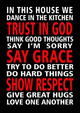 Trust In God Say Grace