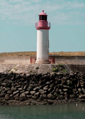 Blue lighthouse