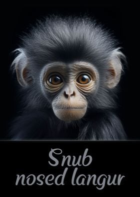 Snub Nosed Langur