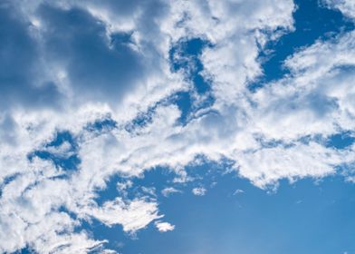 Natural Sky With Cloud