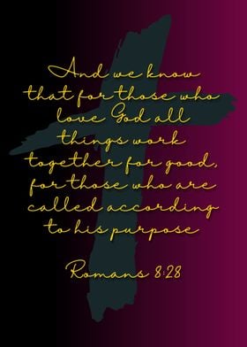 Romans 8 28 Bible Verse