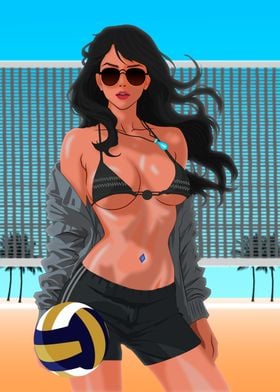 animes beach volley girl