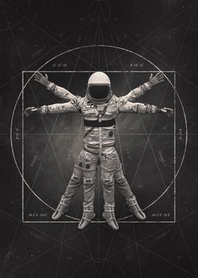 Vitruvian Astronaut