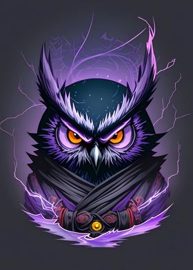 Evil ninja owl