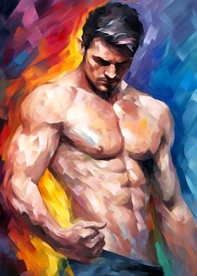 Beautiful male body art 2