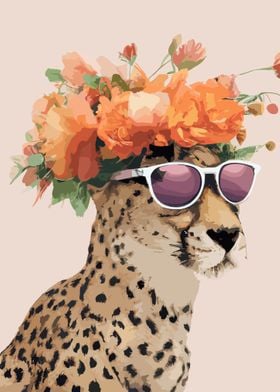 Flower Fashion Lion