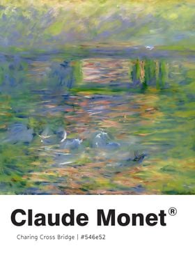 Monet Charing Cross Bridge