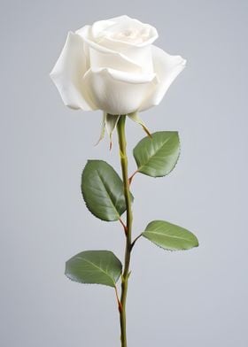 White Rose close up photo