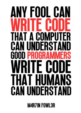 Good Programmers